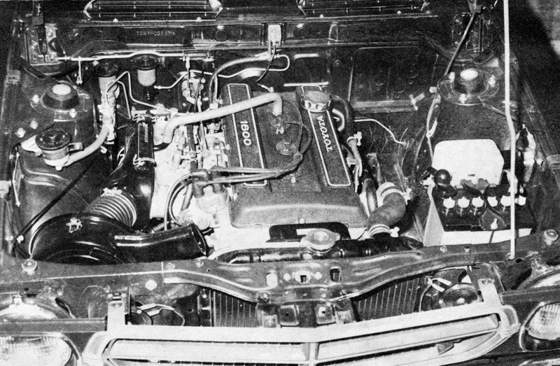 1972 Toyota Corolla Levin 1600 Engine Bay